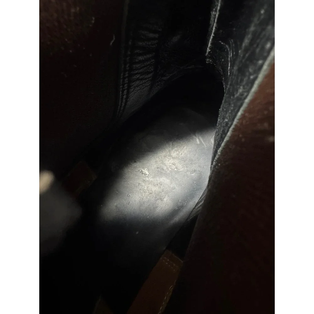 Booteroo Australian Made Black Leather Chelsea Boots Square Toe Pull On Mens